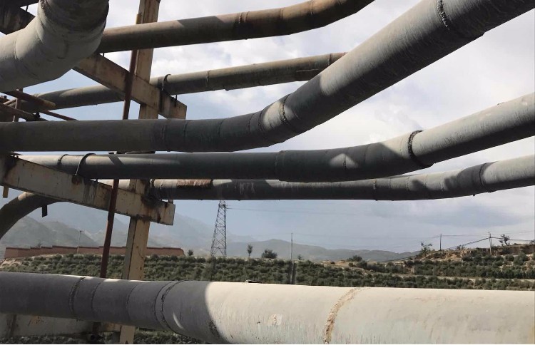 江蘇江河機械-廣州珠江電廠耐磨管道項目